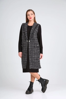 Костюм с платьем 21-134 ТАККА Плюс