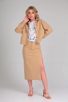 Костюм с юбкой 23-183 ТАККА Плюс