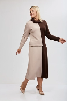 Костюм с юбкой 25-252 ТАККА Плюс