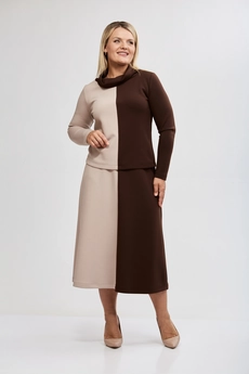 Костюм с юбкой 25-252 ТАККА Плюс