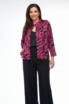 Блузка 25-261 фуксия ТАККА Плюс