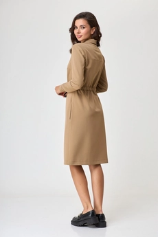 Платье 338 бежевый Talia Fashion