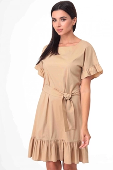 Платье 359 беж Talia Fashion