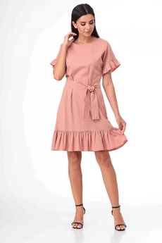 Платье 359 пыльная роза Talia Fashion