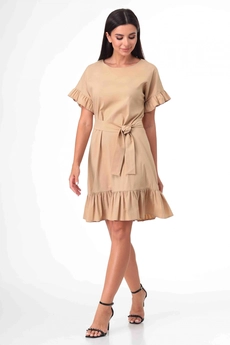 Платье 359 беж Talia Fashion
