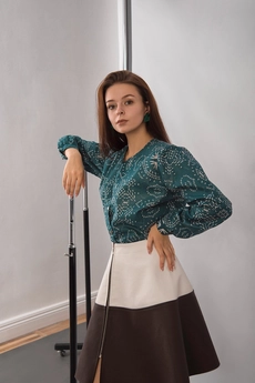 Рубашка 442 изумруд Tanya Arzhanova