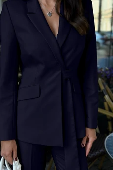 Костюм брючный 154 темно-синий Ольга Стиль