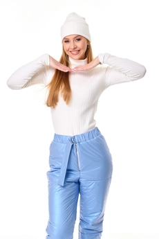 Костюм брючный 7597 голубой  Tender and nice