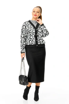 Костюм с юбкой 7698 Tender and nice