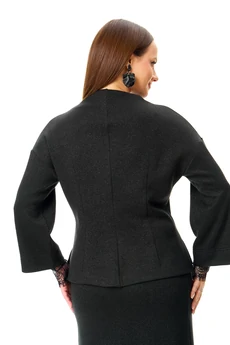 Костюм с юбкой 7721 черный Tender and nice