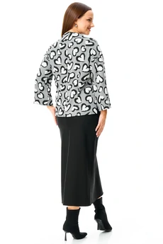 Костюм с юбкой 7726 Tender and nice