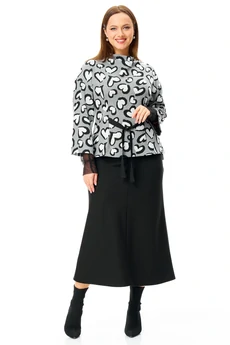 Костюм с юбкой 7726 Tender and nice