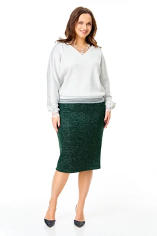 Костюм с юбкой 7729 Tender and nice