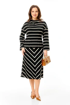 Костюм с юбкой 7732 Tender and nice