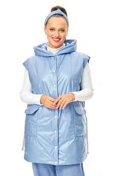 Костюм брючный 7735 голубой Tender and nice