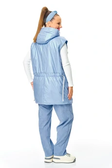 Костюм брючный 7735 голубой Tender and nice