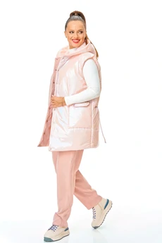 Костюм брючный 7735 розовый Tender and nice