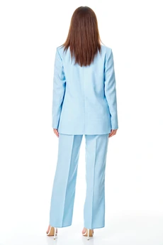 Костюм брючный 7737 небесный голубой Tender and nice