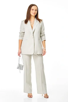 Костюм брючный 7737 холодный песок Tender and nice