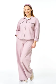 Костюм брючный 7738А пыльная роза Tender and nice