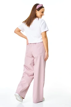 Костюм брючный 7739 пыльная роза + белый Tender and nice