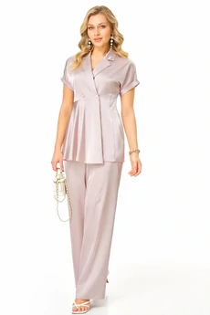 Костюм брючный 7748 жемчужный Tender and nice