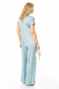 Костюм брючный 7748 ледниковый голубой Tender and nice