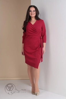 Платье 261 винный Tensi