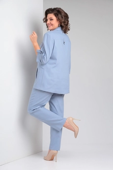 Костюм брючный 373 голубой Tensi