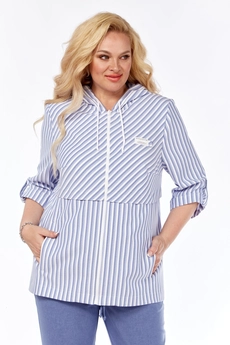 Костюм брючный 375 голубой Tensi
