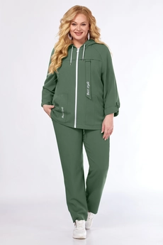 Костюм брючный 393 олива Tensi