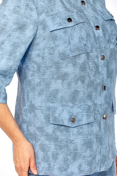 Костюм брючный 412 голубой Tensi