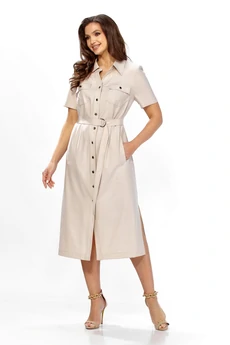 Платье 413 бежевый Tensi