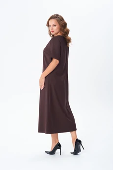 Костюм с платьем 7877 шоколад Tensi