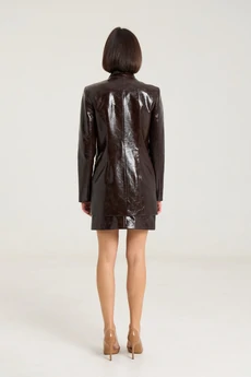 Костюм с юбкой 2467 шоколад The name