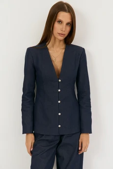 Костюм брючный 2496 синий The name