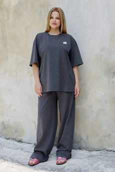 Костюм брючный 3001-5005 графитовый Théa club