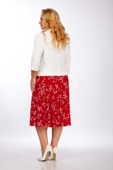 Костюм с платьем 1122 красный TtricoTex Style