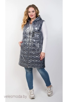 Жилет 1856 серебро+ромбы TtricoTex Style