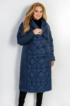 Пальто 3820 синий TtricoTex Style
