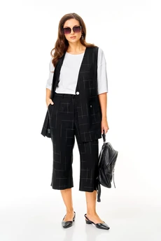 Костюм брючный 7020 черный Tvin