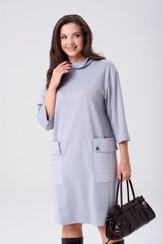 Платье 7769 серый Tvin