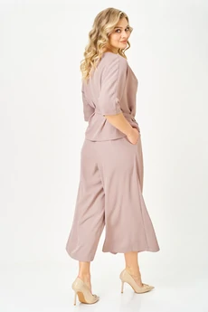 Костюм брючный 7873 пудра Tvin