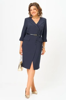 Платье 2058 темно-синий Твой Имидж
