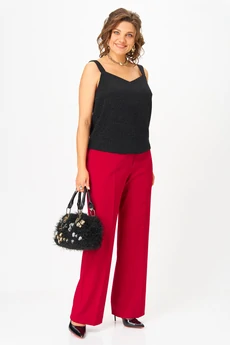 Брюки 2210 красный Твой Имидж