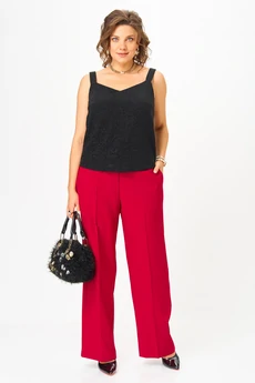 Брюки 2210 красный Твой Имидж