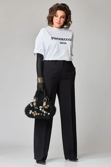 Брюки 2211 черный Твой Имидж