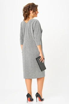 Платье 2294 серебро Твой Имидж