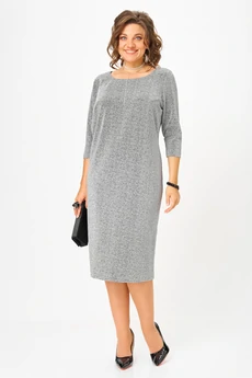 Платье 2294 серебро Твой Имидж