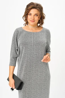 Платье 2294 серебро Твой Имидж